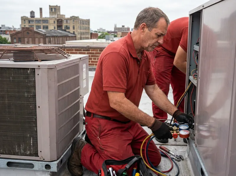 Commercial HVAC Rooftop Unit Service in Philadelphia, PA